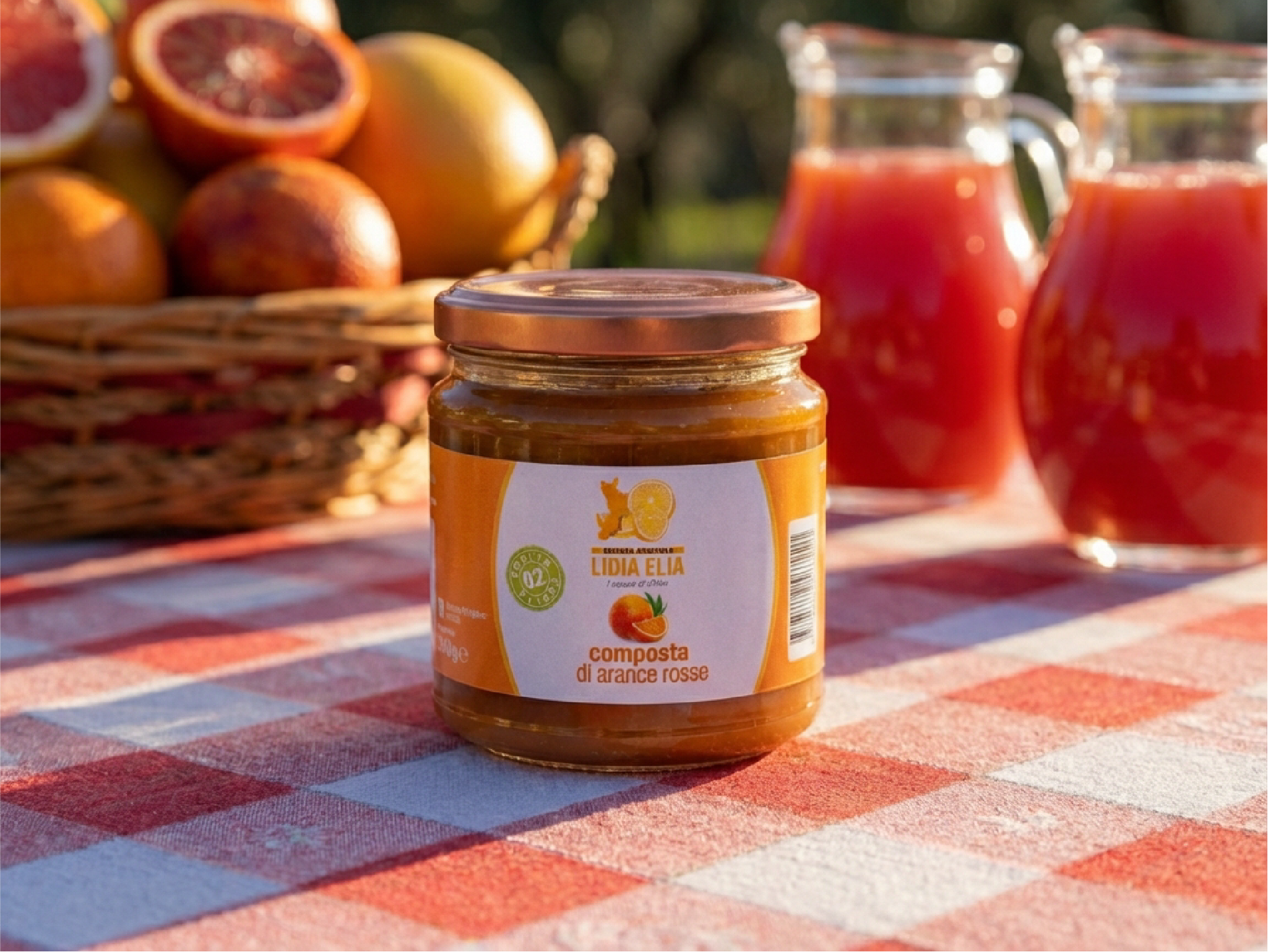 Composta di arance rosse