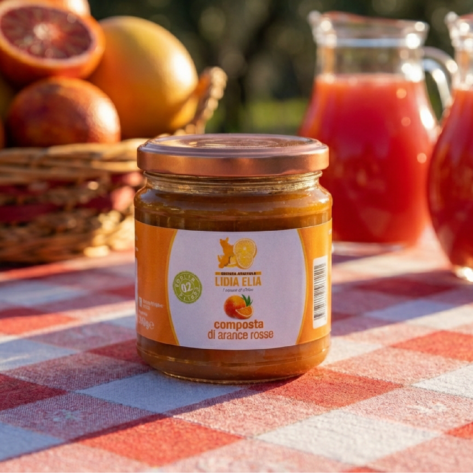 Composta di arance rosse