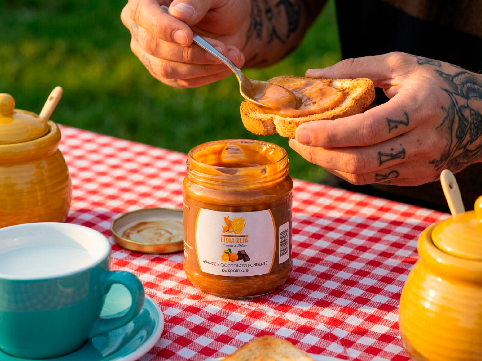 Arance e cioccolato fondente da spalmare